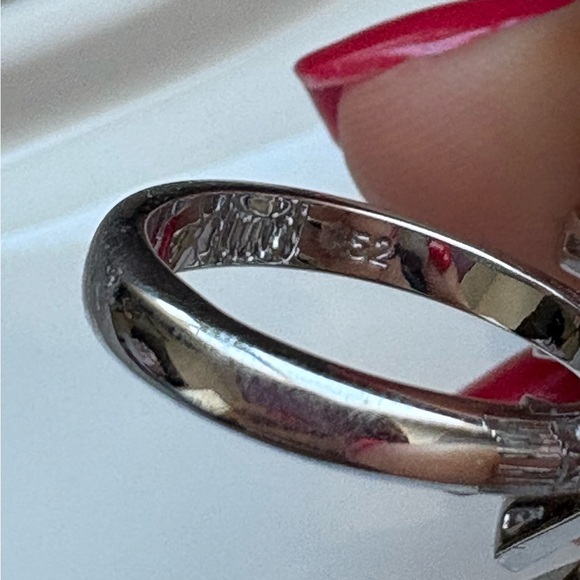 Swarovski Sparkling Dance Dial Up ladies ring rhodium plated 52 brand new ! - Picture 12 of 12